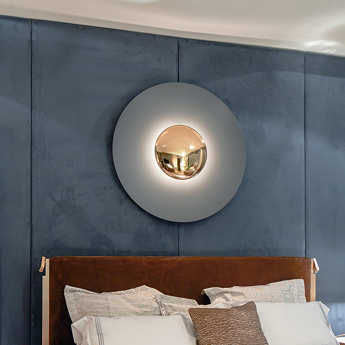 Wall Lamp Eclipse Inspired Halo Glow Modern Minimalist Art Accent-Neutral Decor