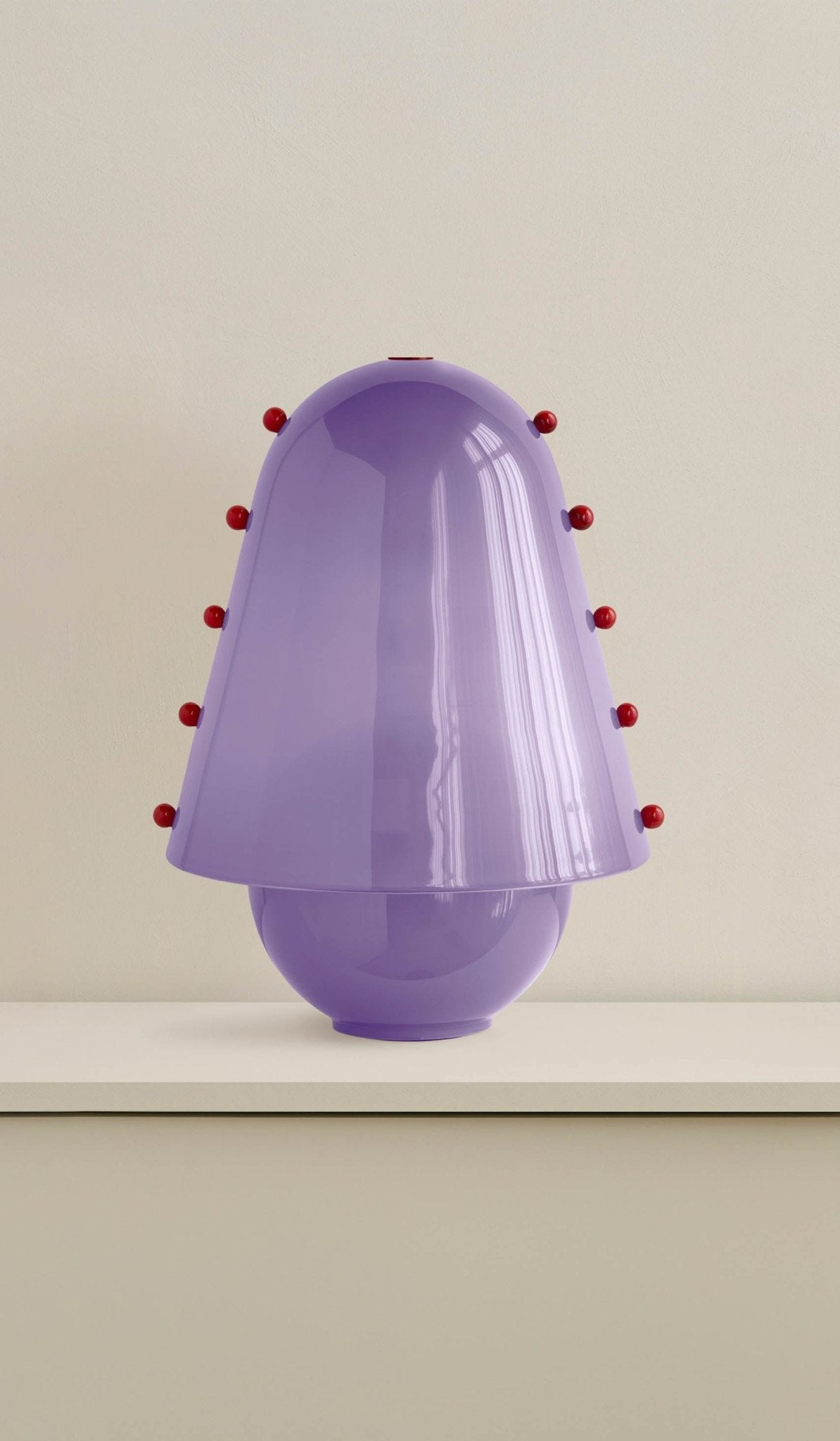 Enzo Lampe de Table Contemporaine en Verre