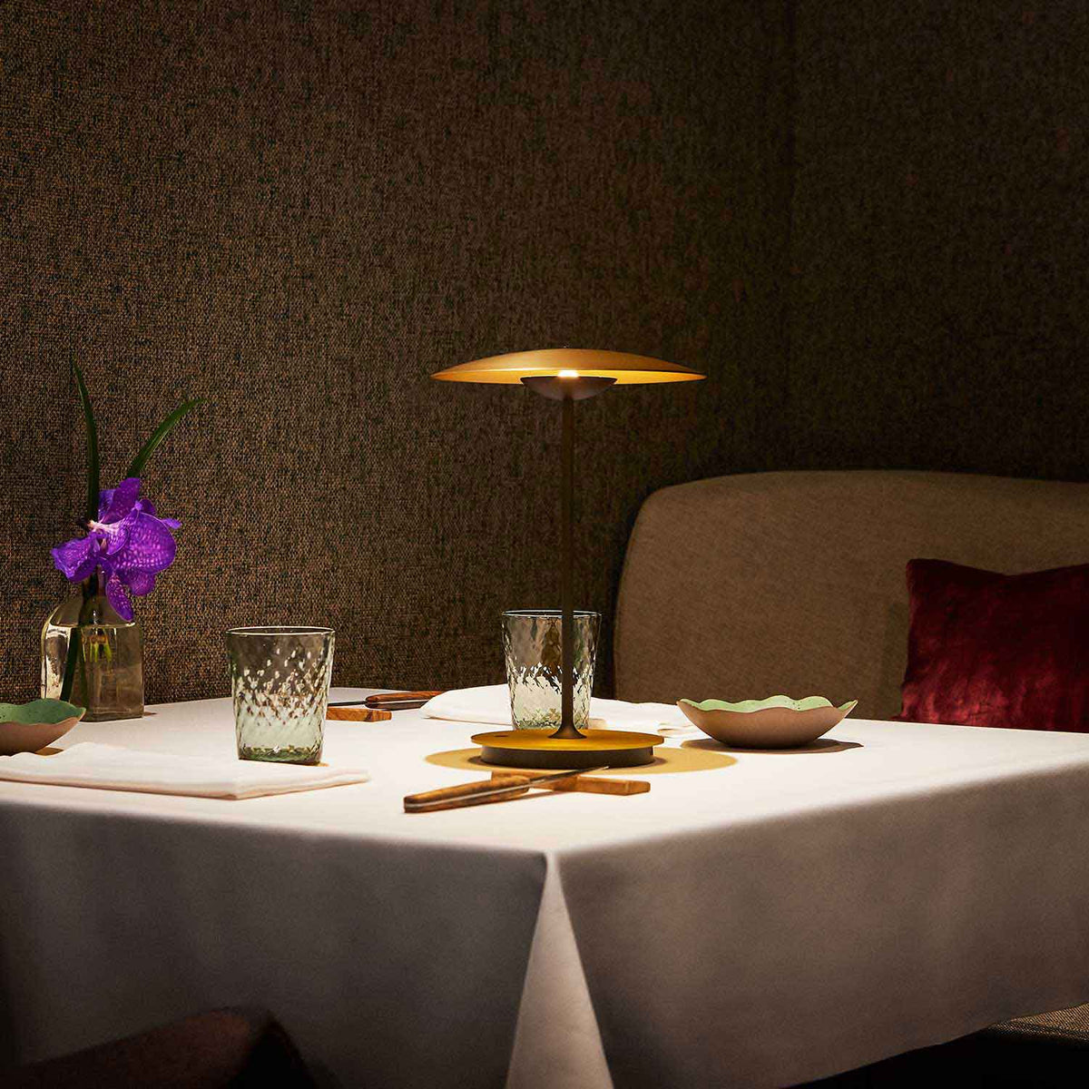 Elaarelia Lampe de Table Élégante Minimaliste