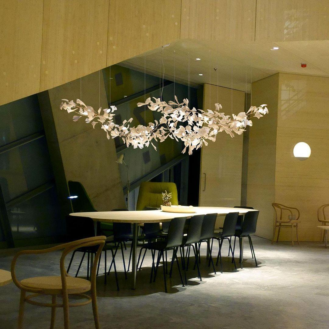 Elysia Floral Canopy Chandelier-Neutral Decor