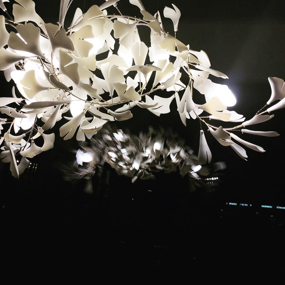 Elysia Floral Canopy Chandelier-Neutral Decor