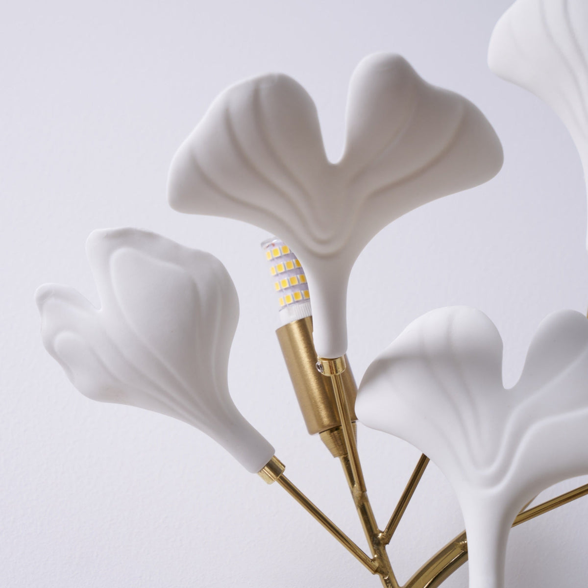 Teven Applique Murale Postmoderne Luxe Gingko Céramique-Cielum