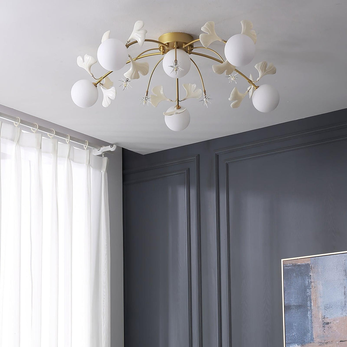 Tiroxen Plafonnier en Verre Luxe-Cielum