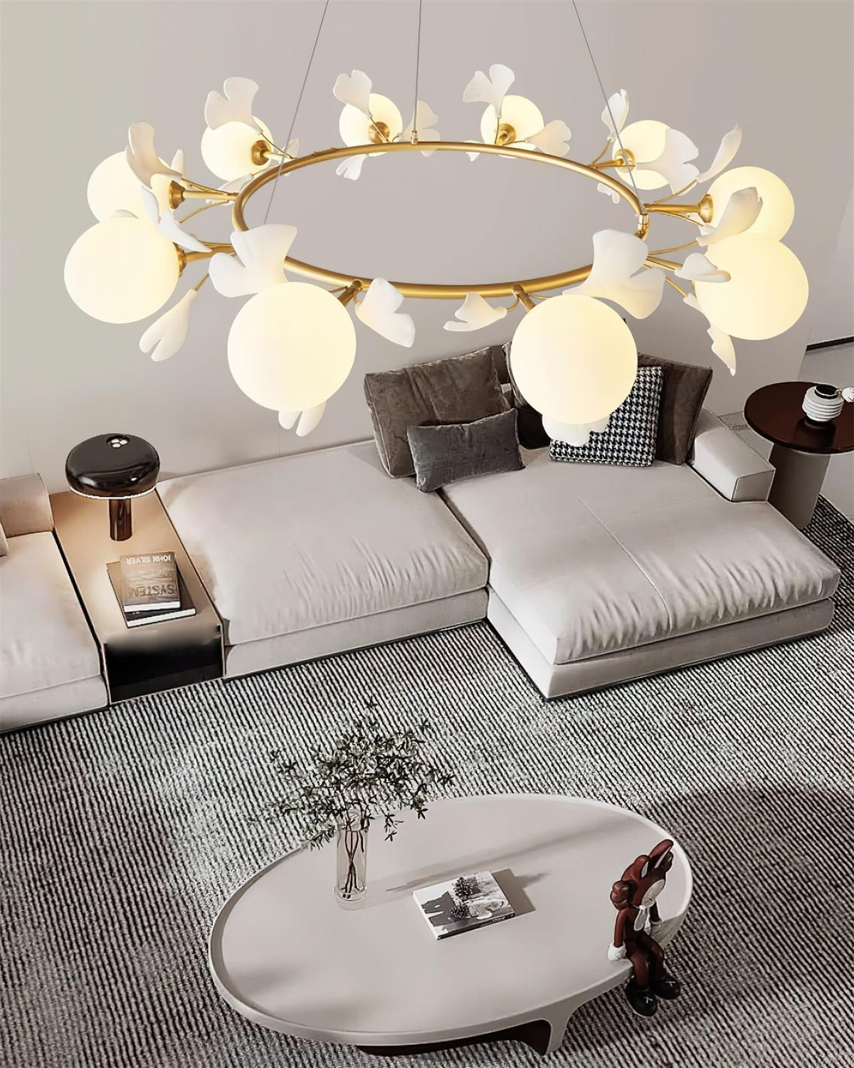 Fidova 8-Light Globe Chandelier-Neutral Decor
