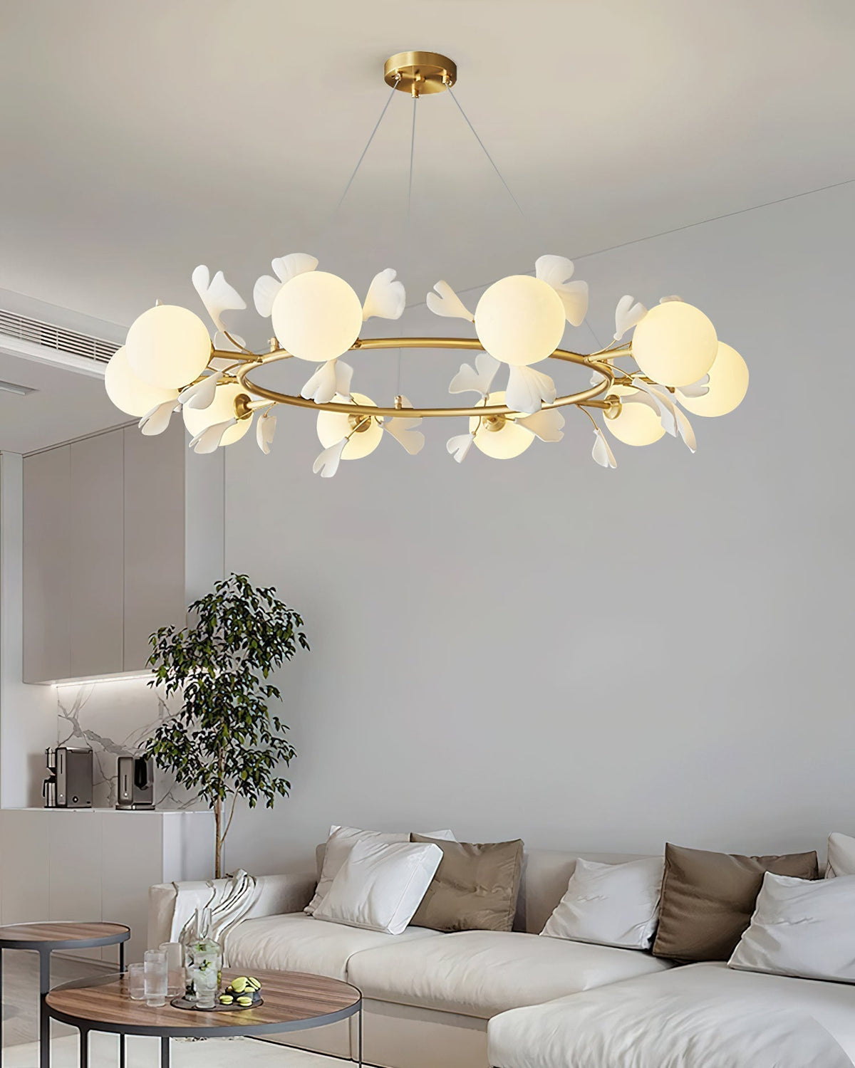 Fidova 8-Light Globe Chandelier-Neutral Decor