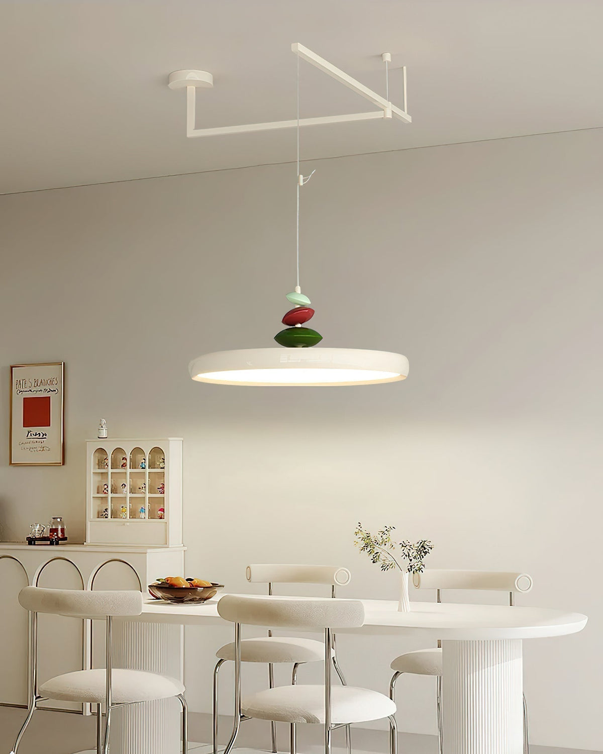 Pendant Lamp Metal and Round Shade Decorative Modern-Neutral Decor