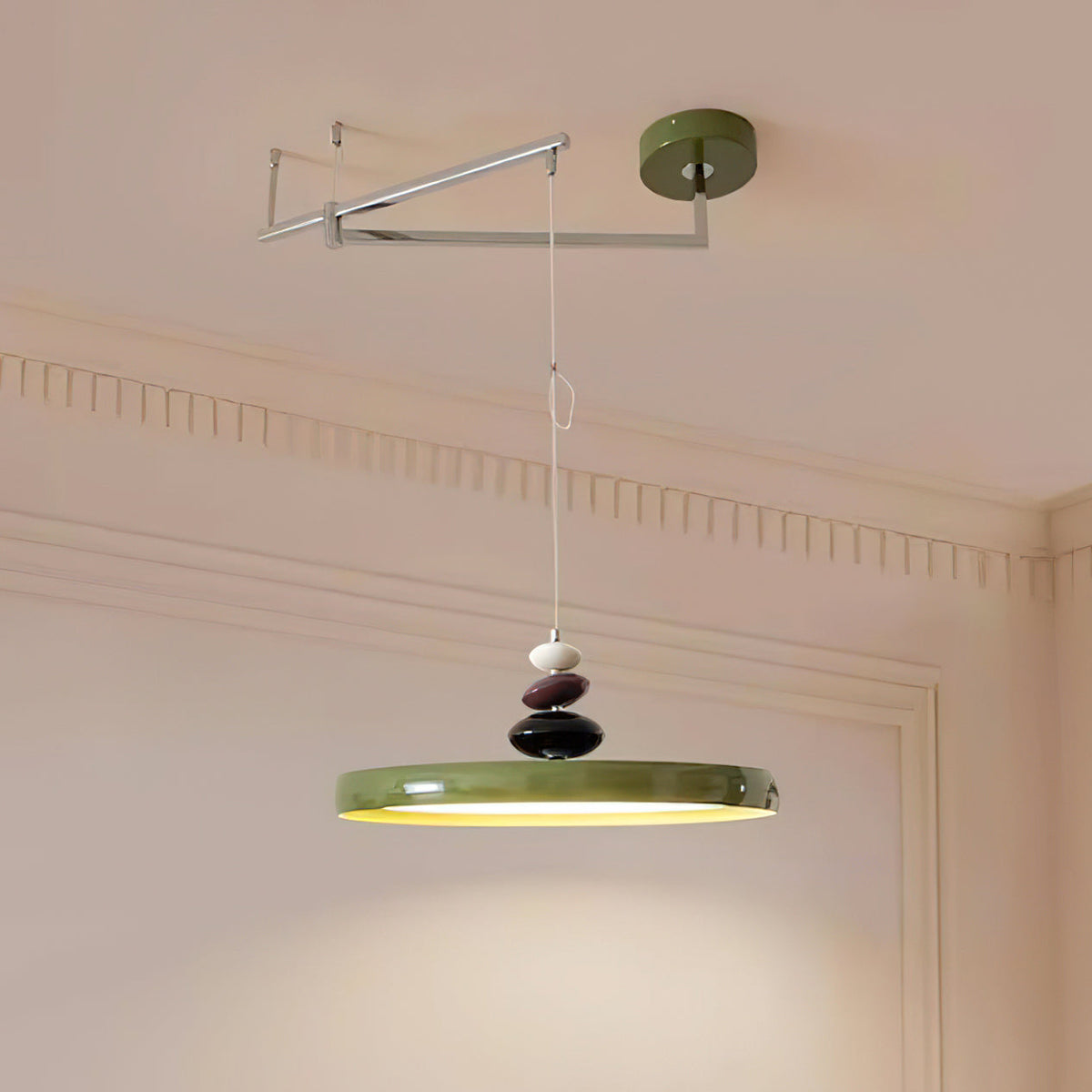 Pendant Lamp Metal and Round Shade Decorative Modern-Neutral Decor
