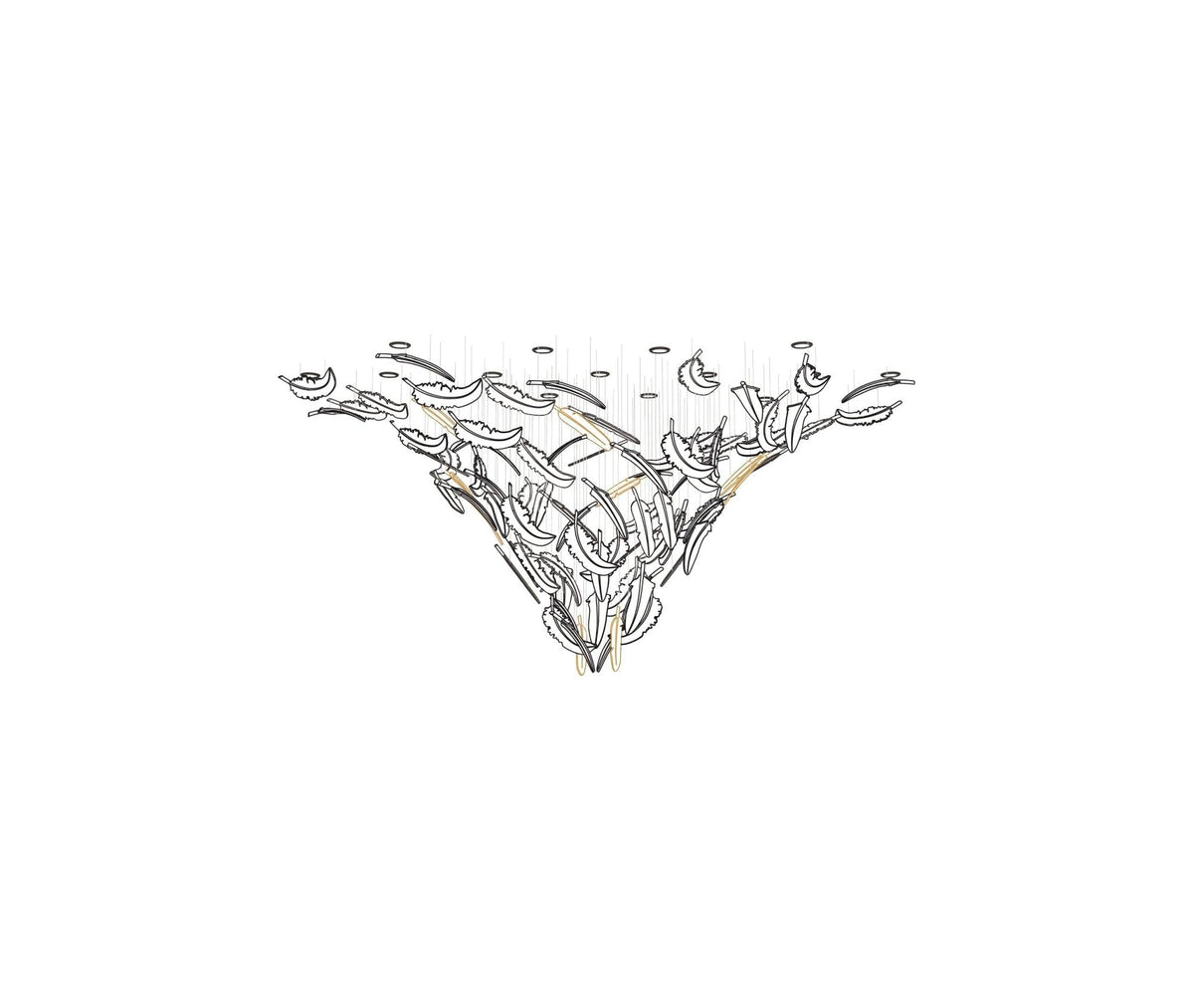 Aetherial Lustre Feuille en Verre