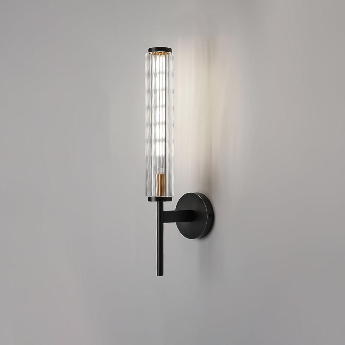 Seveno Applique Murale Linéaire en Laiton et Verre Premium-Cielum