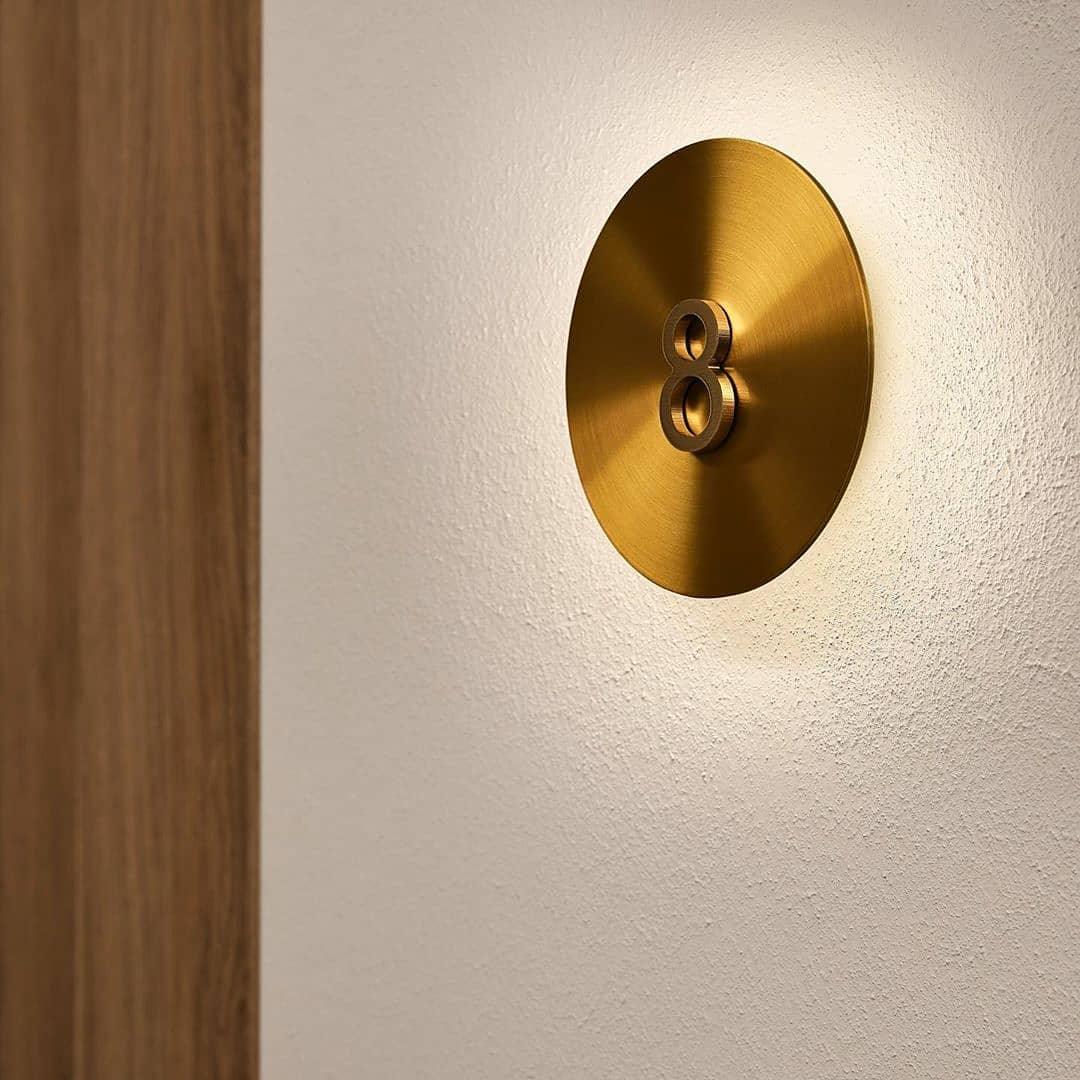 Teri Lampe Murale Minimaliste en Laiton-Cielum