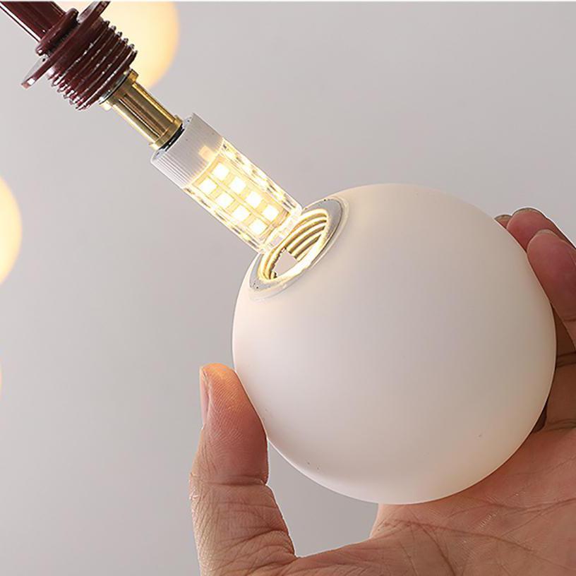 Kirixy Lustre Globe Moderne-Cielum