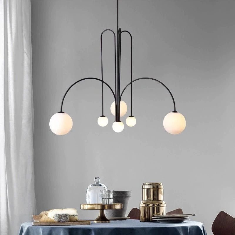 Kirixy Lustre Globe Moderne-Cielum