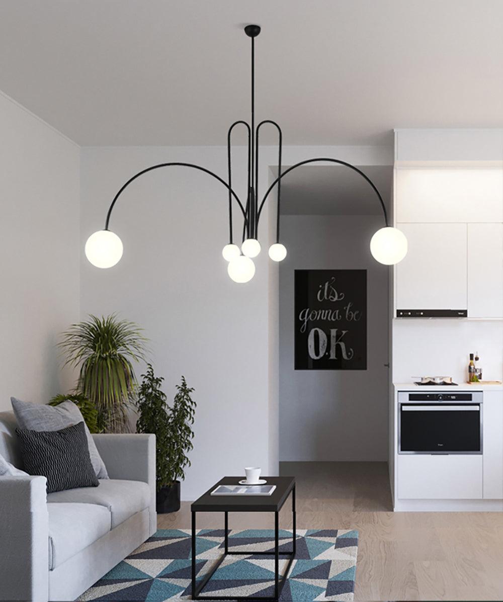 Kirixy Lustre Globe Moderne-Cielum