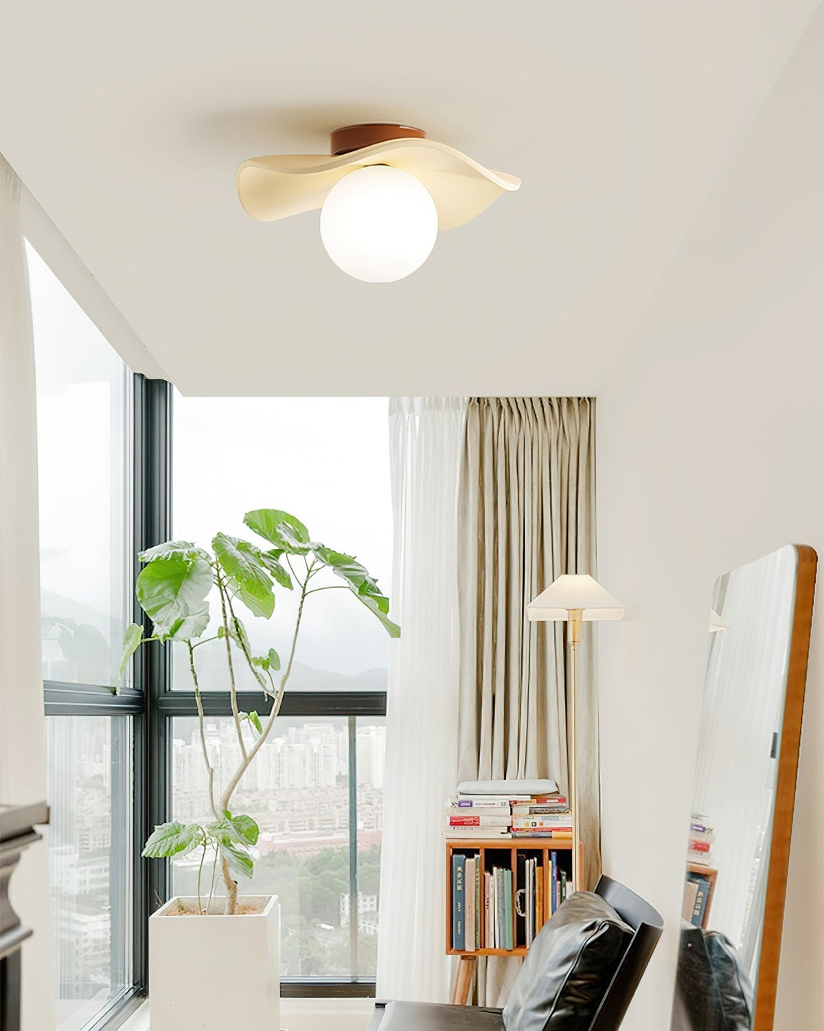 Wave Ceiling Light-Neutral Decor
