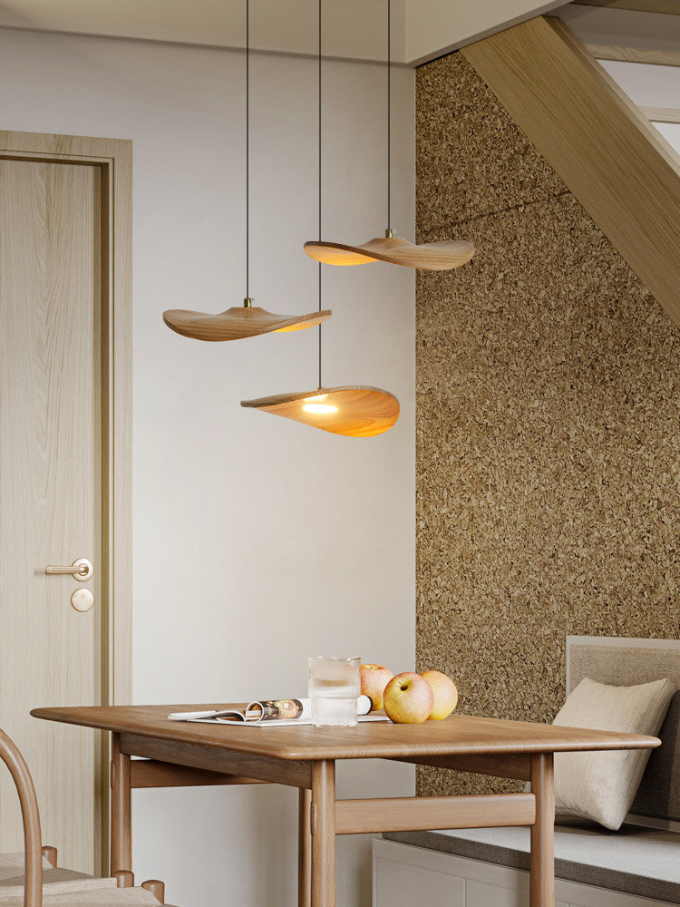 Lowenstone Lustre À Pales En Bois