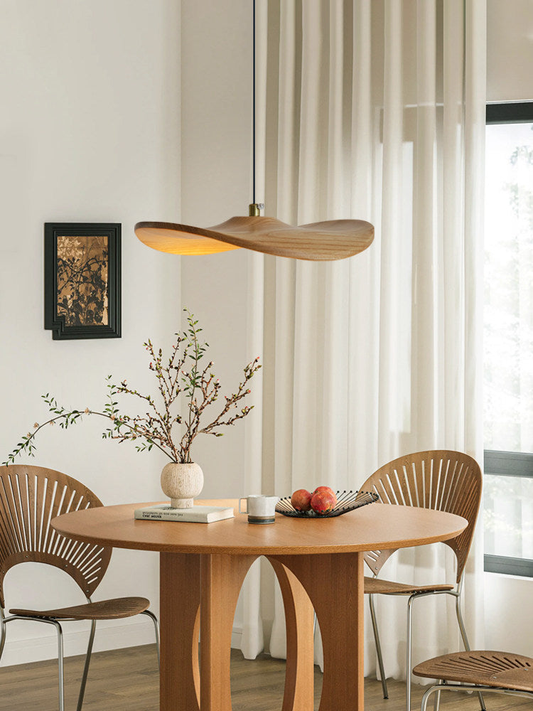 Lowenstone Lustre À Pales En Bois