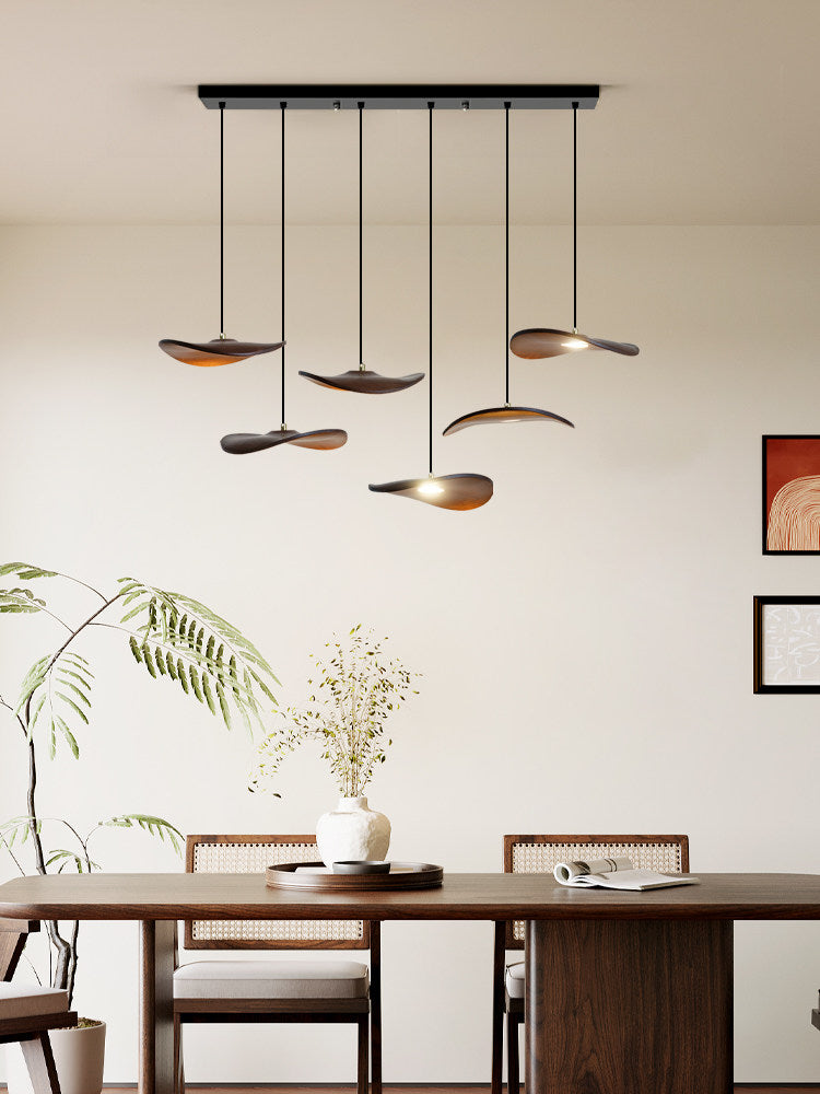 Lowenstone Lustre À Pales En Bois