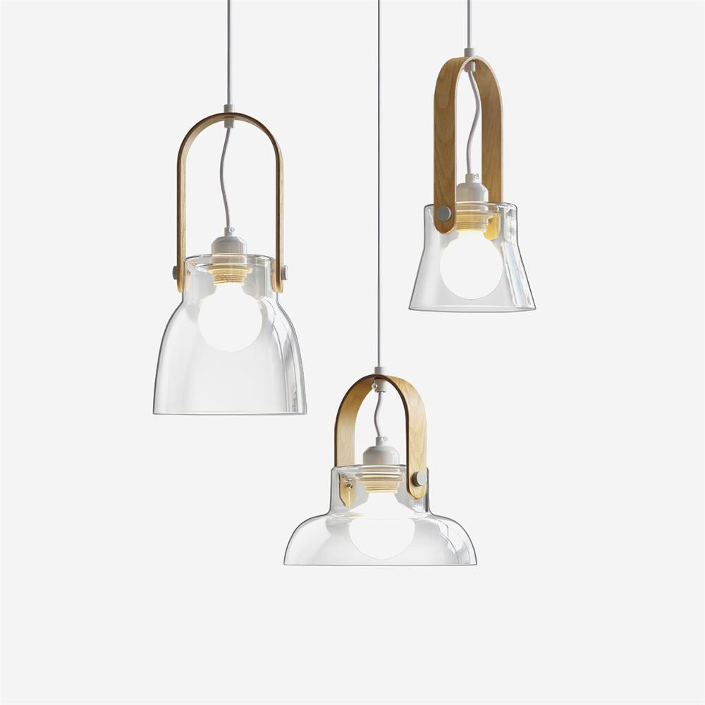 Sirovenix Suspension Clair Verre Rustique Moderne-Cielum