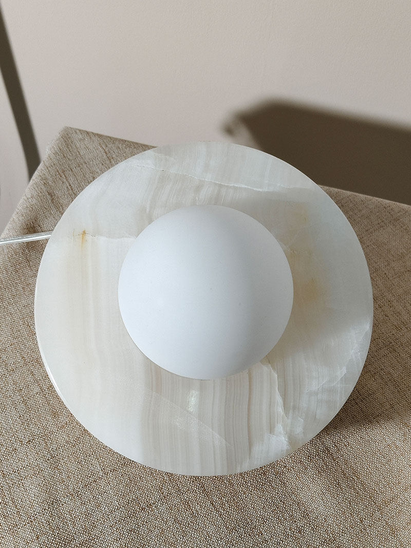 Fryle Lampe de Table Minimaliste en Jade