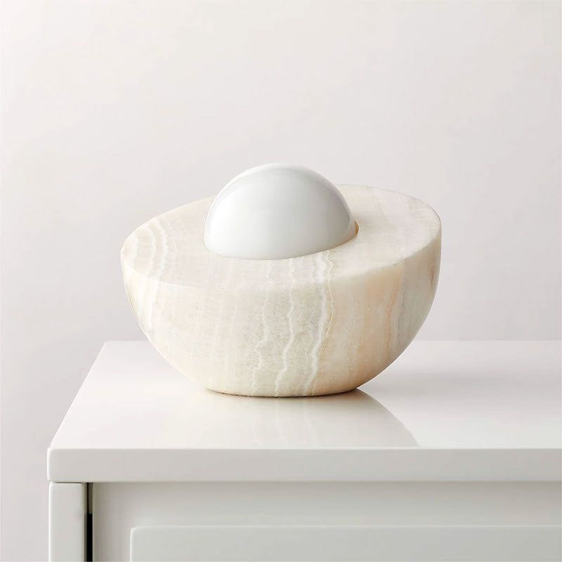 Fryle Lampe de Table Minimaliste en Jade