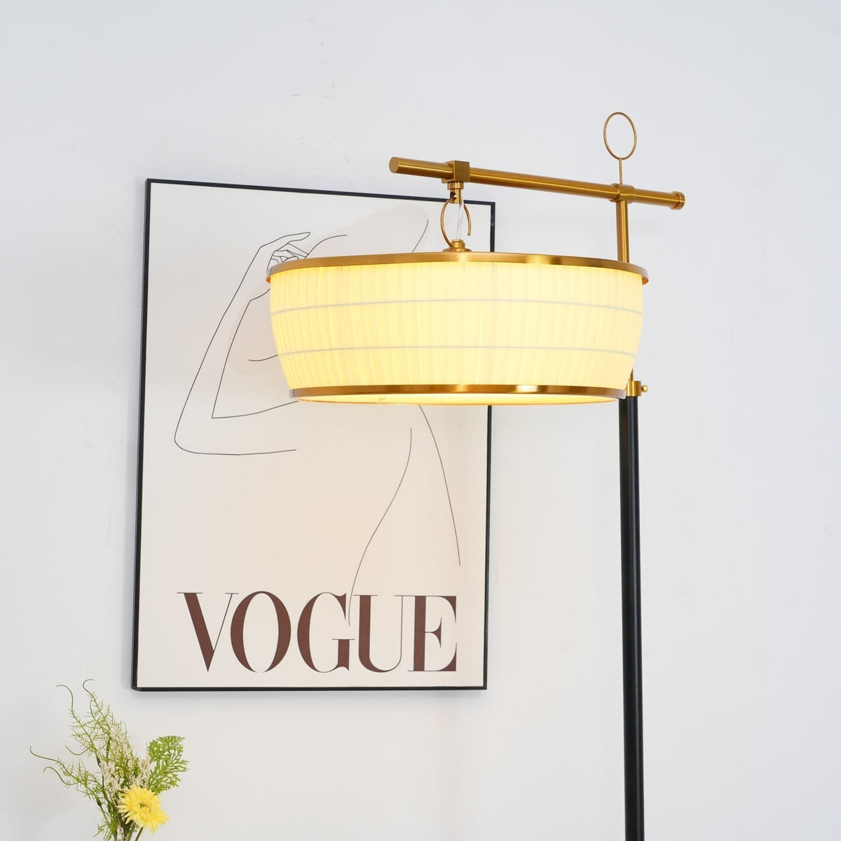 Socor Lampadaire Moderne en Tissu