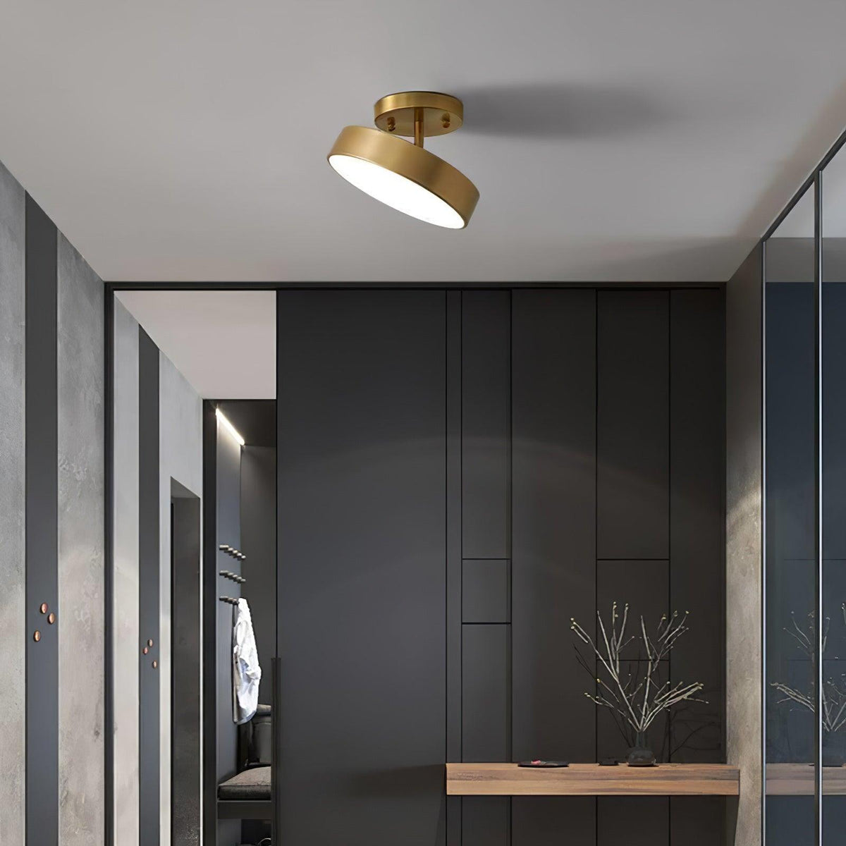 Tomino Plafonnier Rotatif Minimaliste Moderne-Cielum