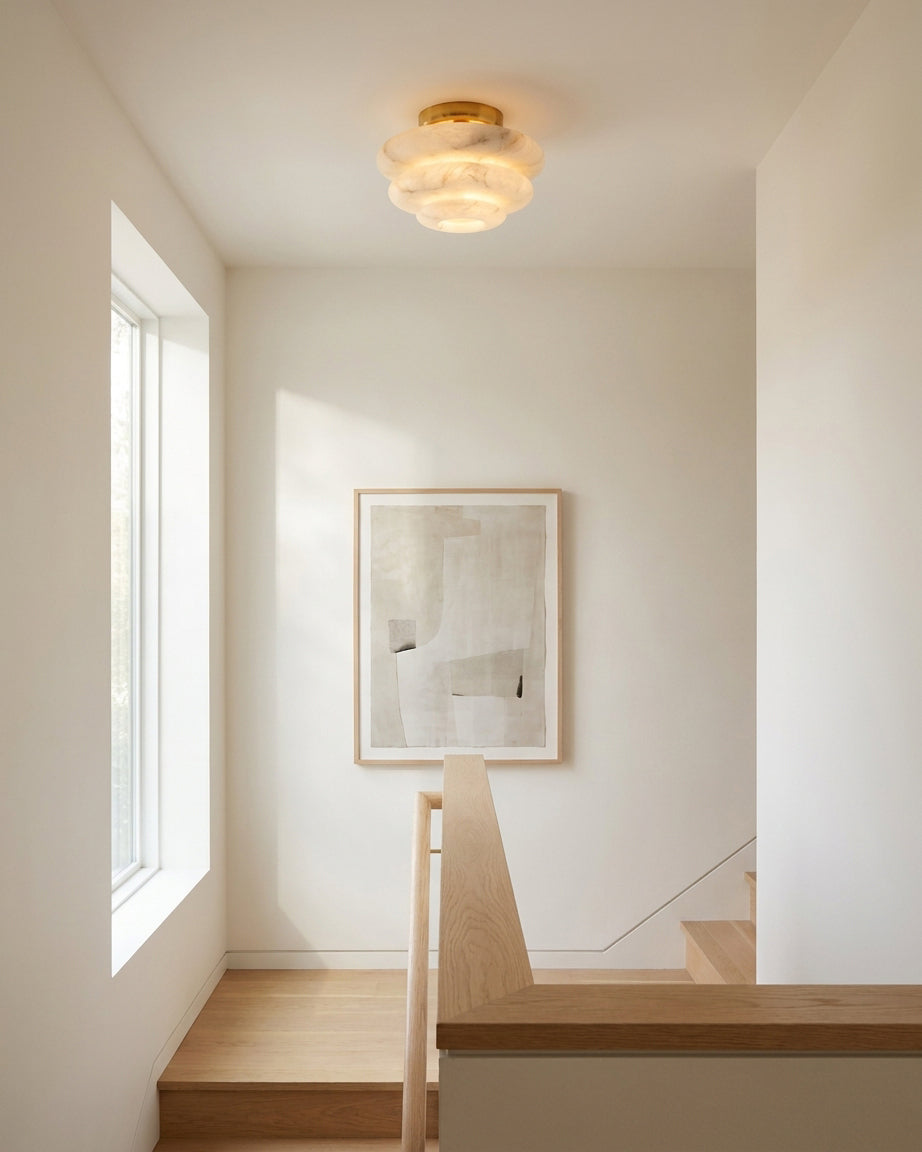 Nivueria Plafonnier en Albâtre