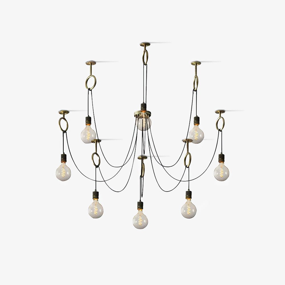 Nominex Lustre Industrial Spider Bulb Hanging-Cielum