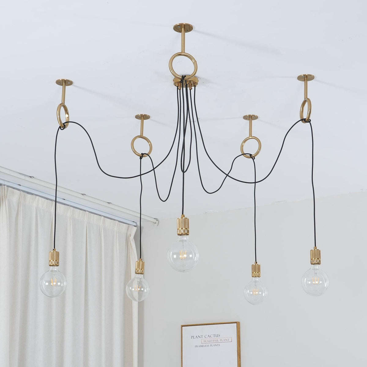 Nominex Lustre Industrial Spider Bulb Hanging-Cielum