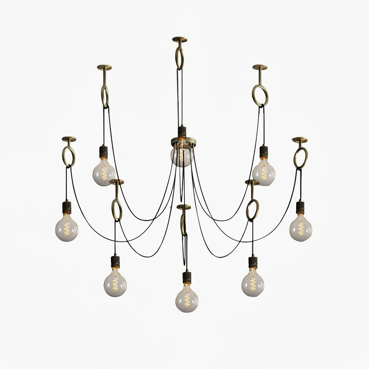Nominex Lustre Industrial Spider Bulb Hanging-Cielum