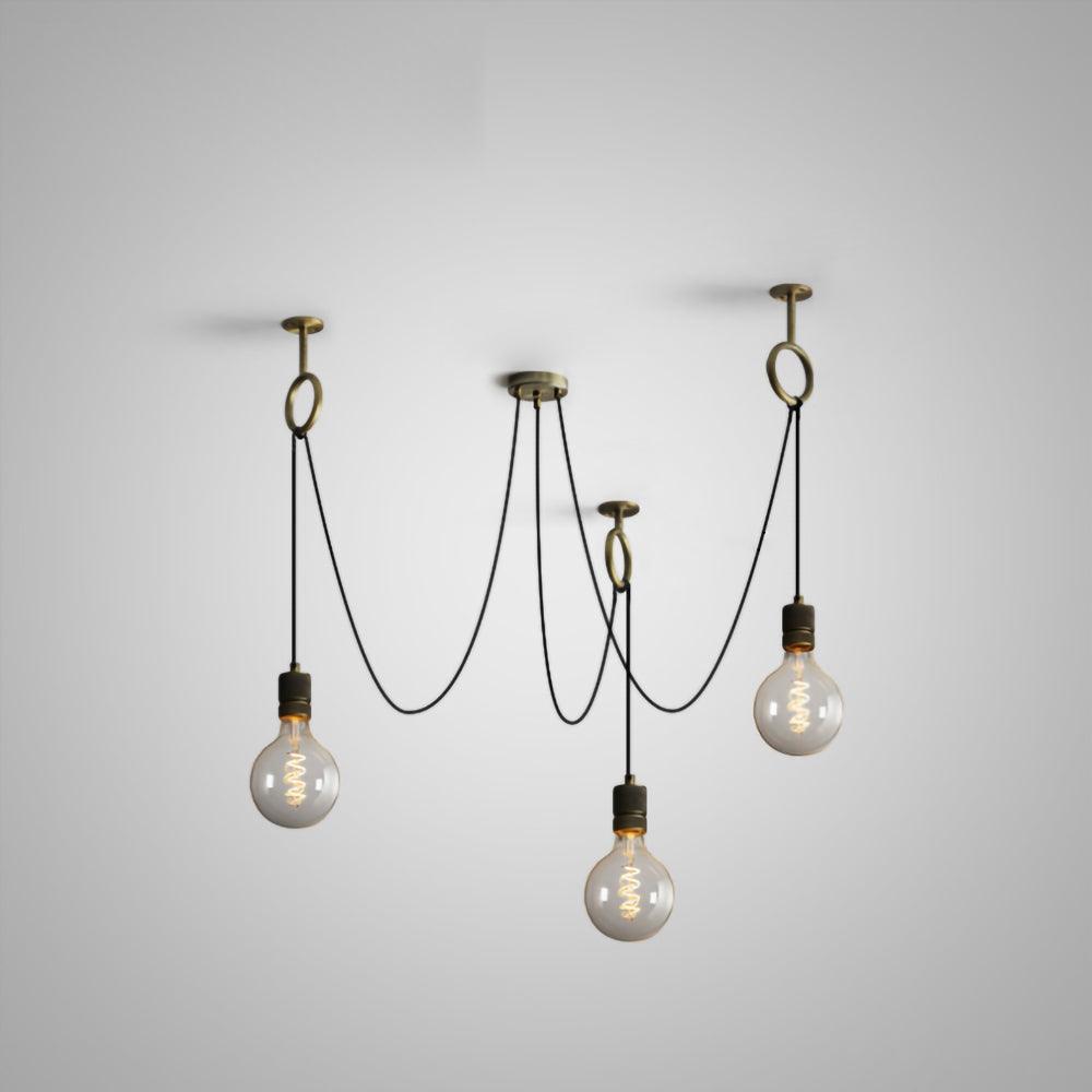 Nominex Lustre Industrial Spider Bulb Hanging-Cielum