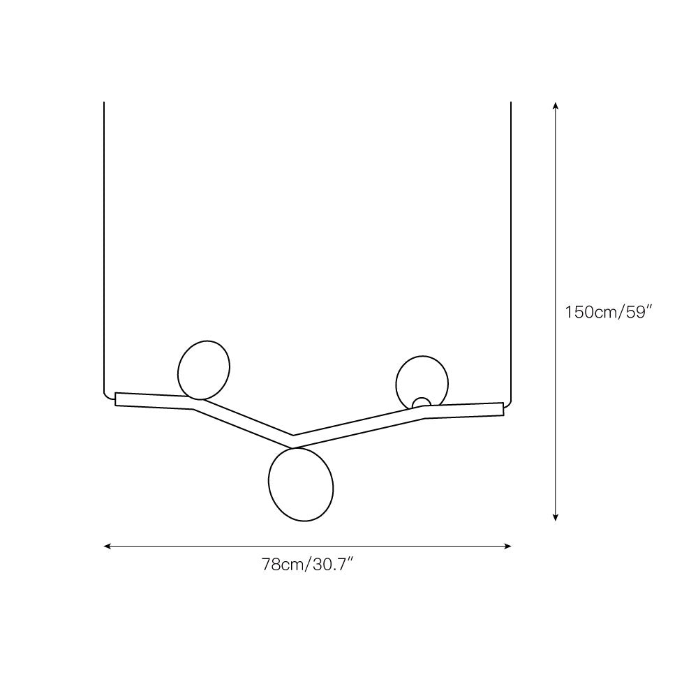Bariven Suspension Horizontale Verre Moderne-Cielum