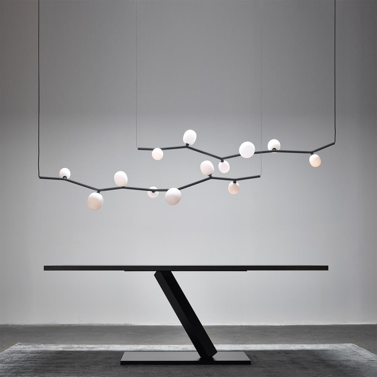 Bariven Suspension Horizontale Verre Moderne-Cielum