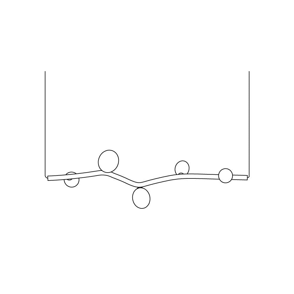Bariven Suspension Horizontale Verre Moderne-Cielum