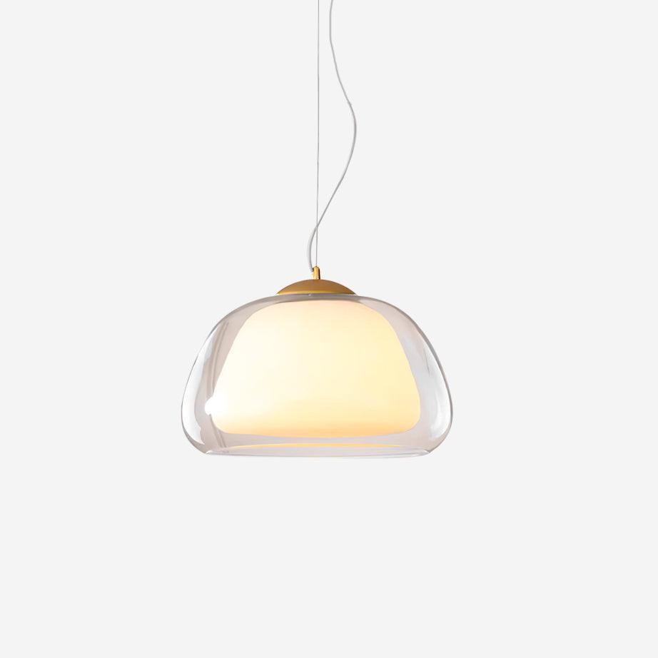 Elvo Glass Pendant Light-Neutral Decor