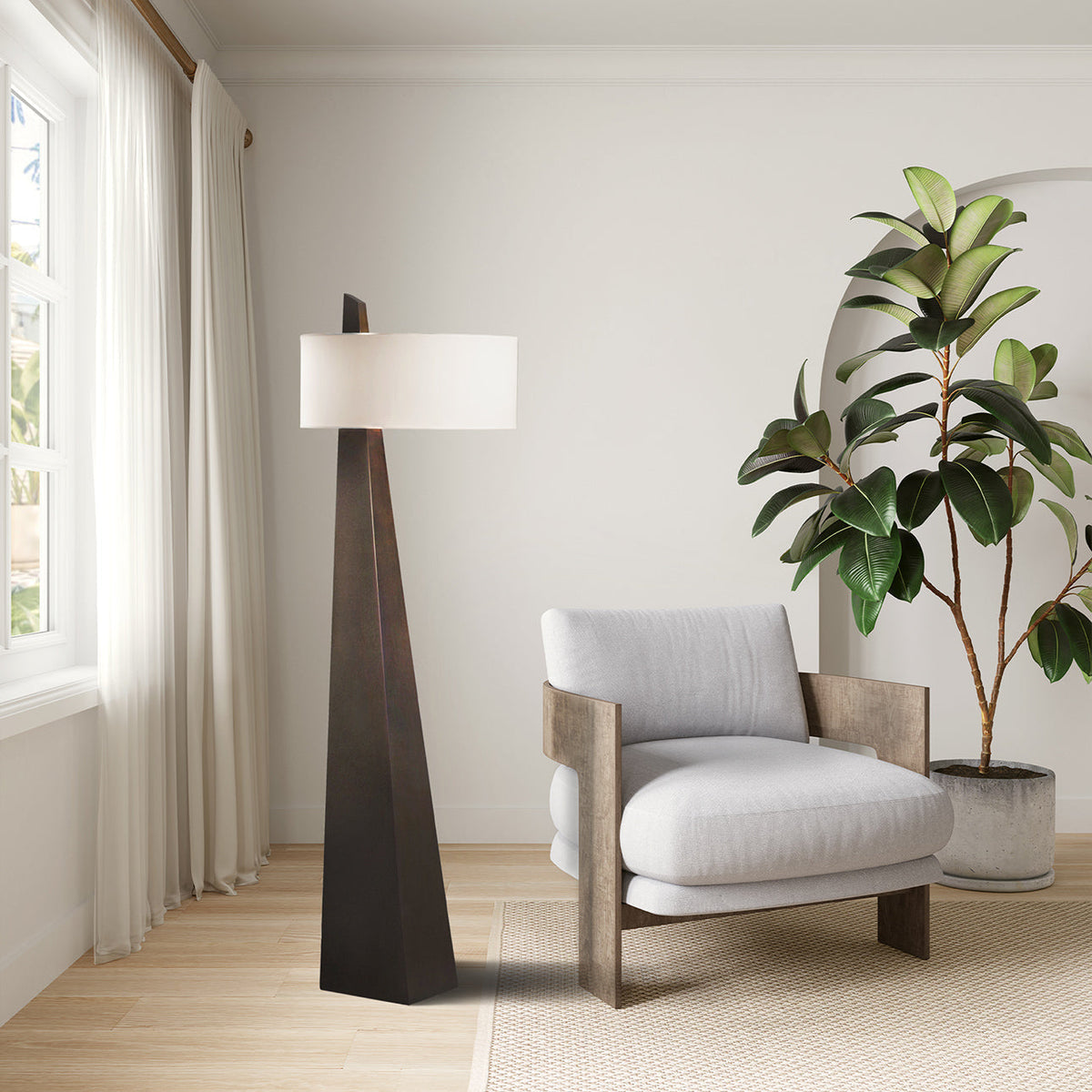 Renalise Lampadaire Obélisque