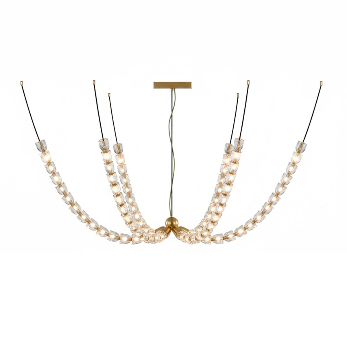 Gabriel Gold Chandelier-Neutral Decor