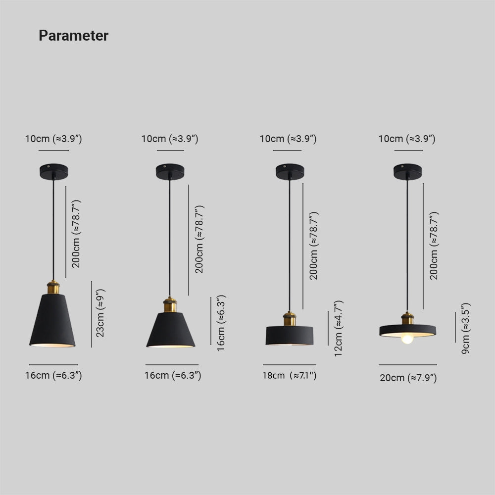 Astel Luminaires Suspension Nordique Blanc/Orange/Noir/Gris. Salon-Cielum