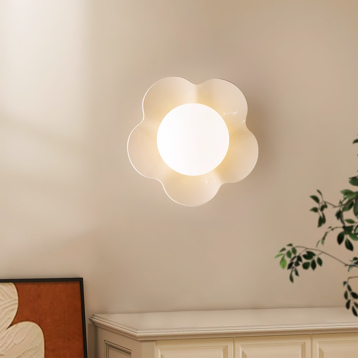 Petalia Wall Lamp-Neutral Decor
