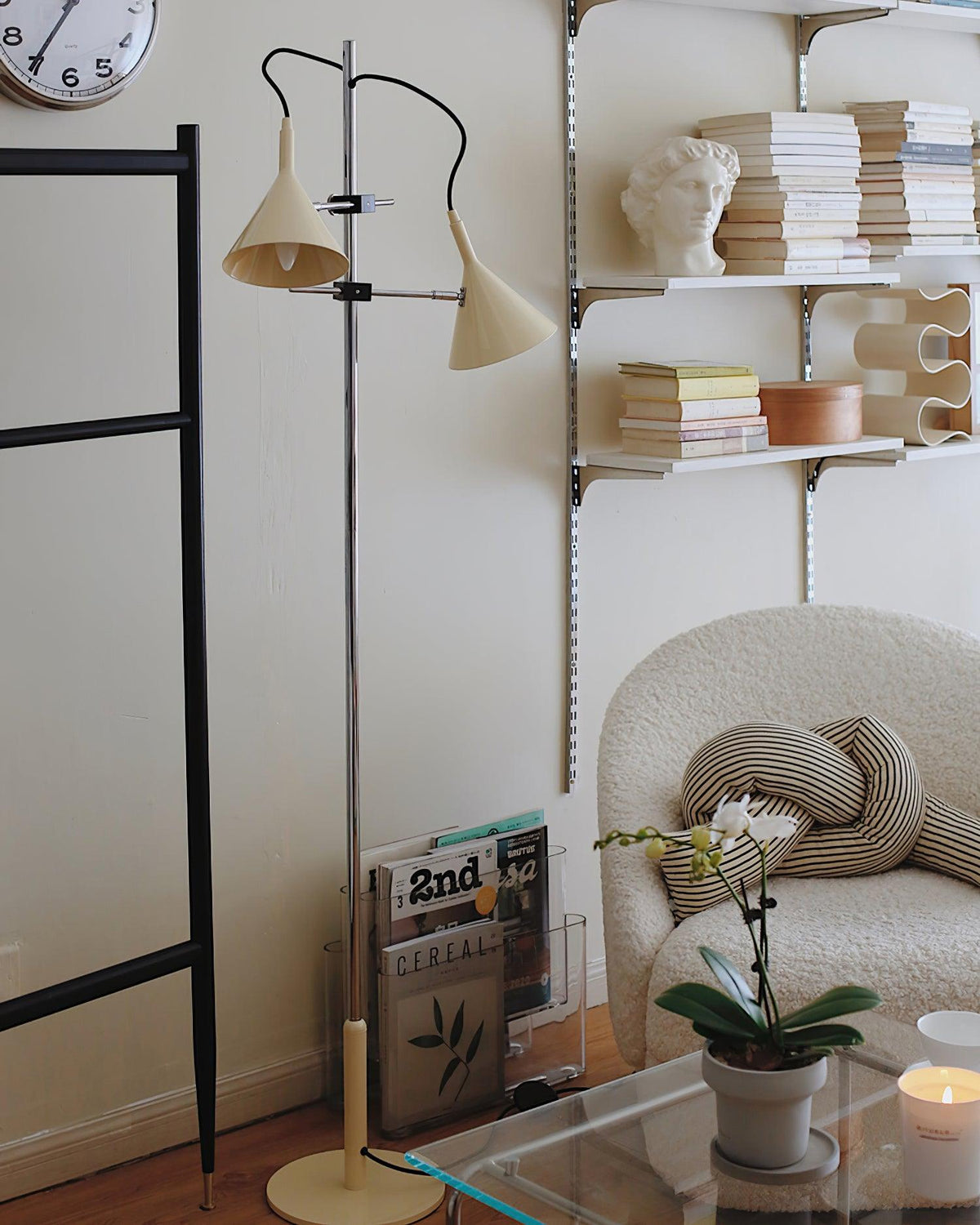 Lampadaire en Laiton