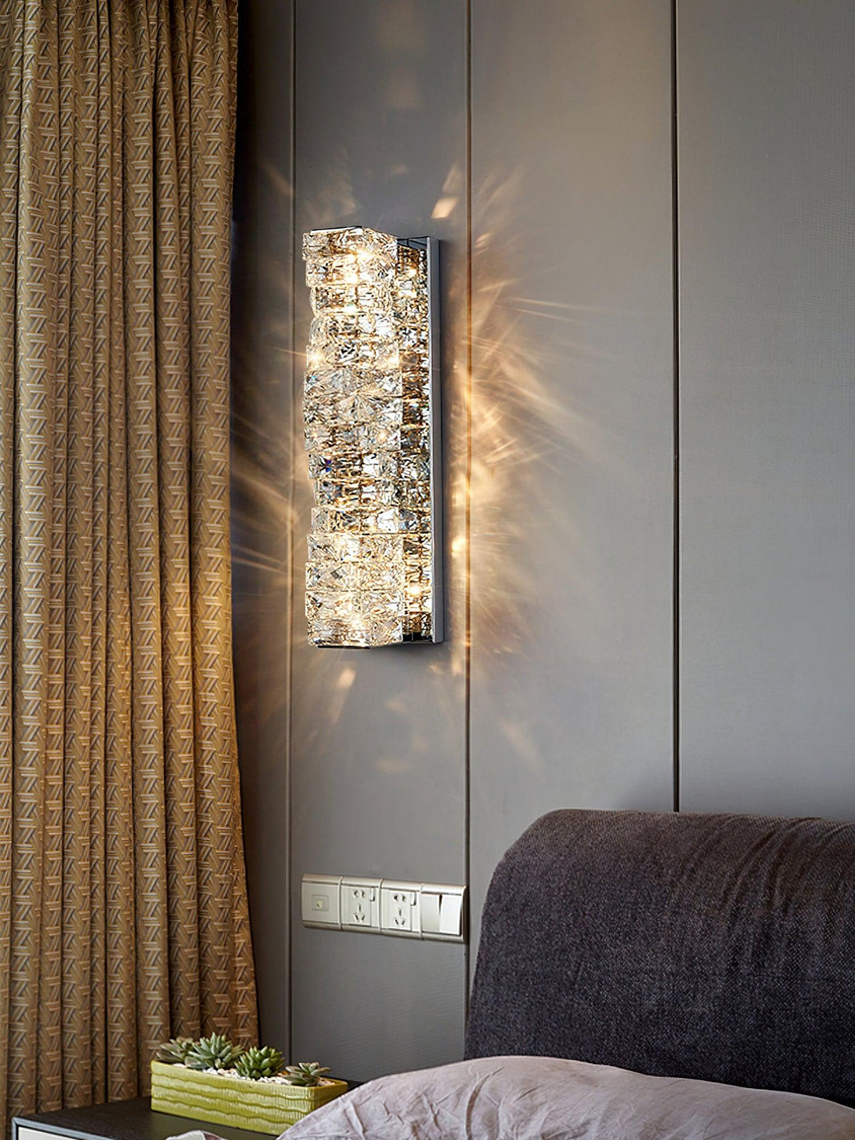 Tevelo Applique Murale Cristal de Luxe Postmoderne-Cielum