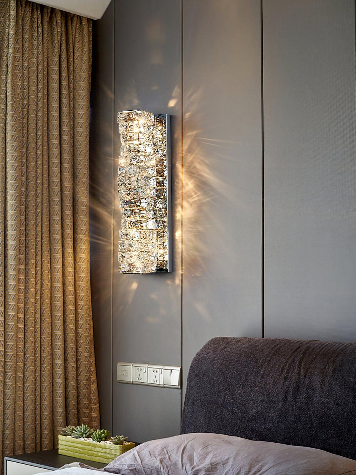 Tevelo Applique Murale Cristal de Luxe Postmoderne-Cielum