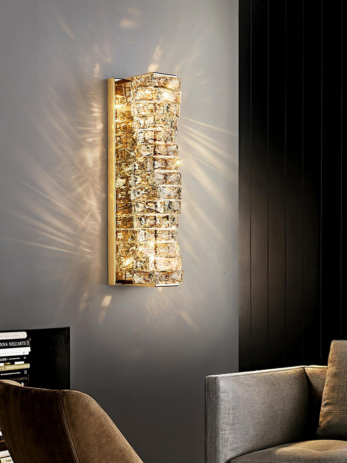 Tevelo Applique Murale Cristal de Luxe Postmoderne-Cielum