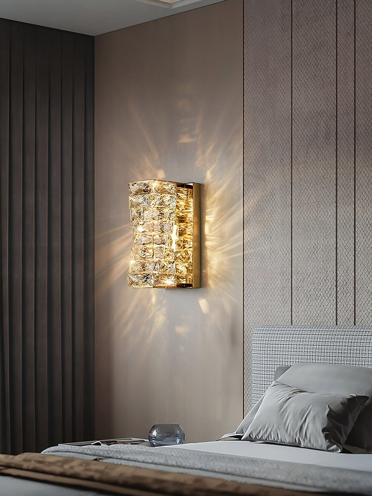 Tevelo Applique Murale Cristal de Luxe Postmoderne-Cielum