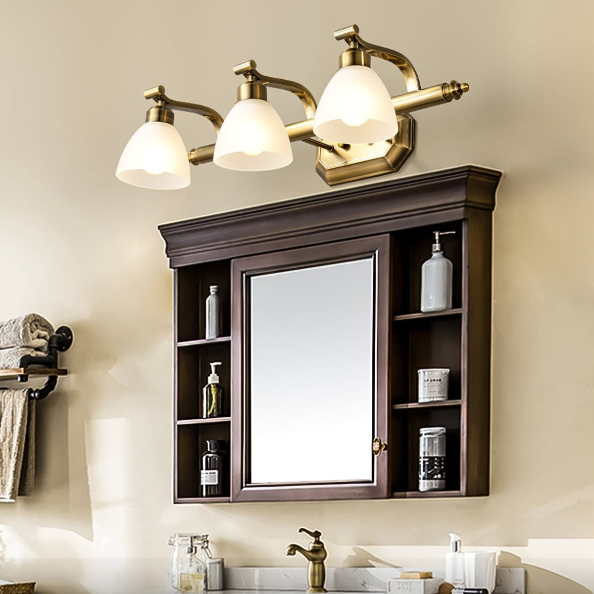 Kevelo Applique Murale en Verre Classique-Cielum
