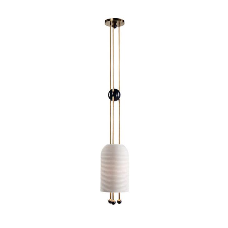 Adrielle Suspension Lantern en Métal et Verre Premium Élégance