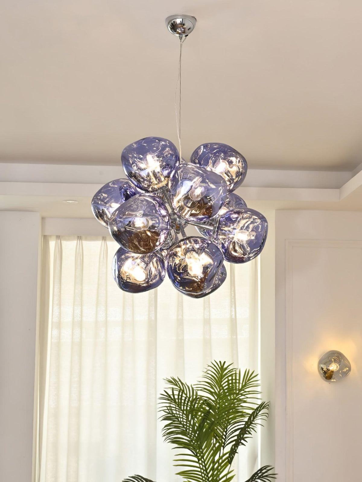 Esola Cluster Glass Pendant Light-Neutral Decor