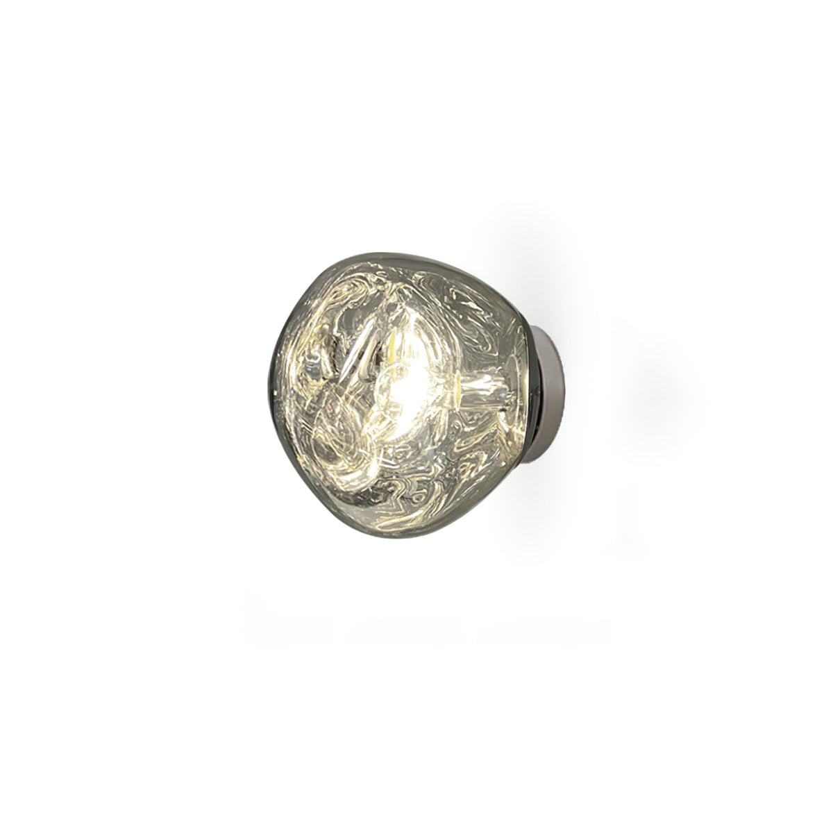 Leni Amber Glass Wall Lamp-Neutral Decor