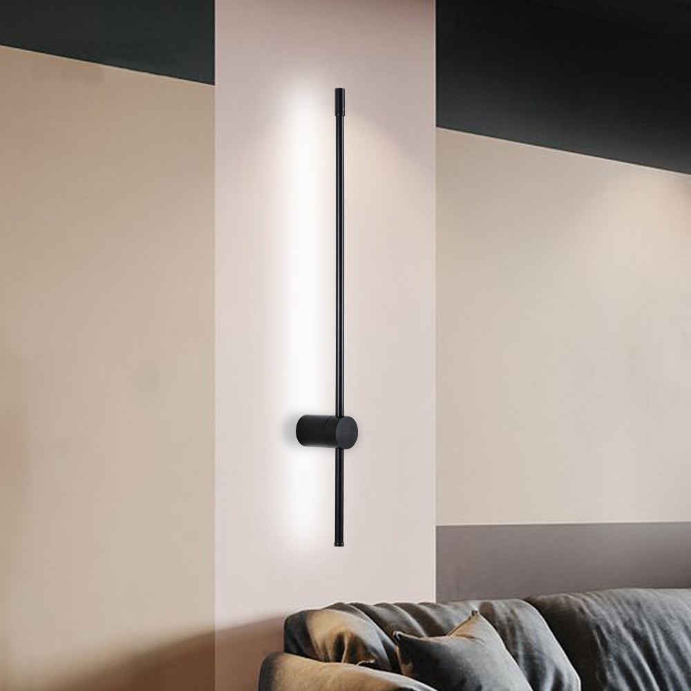 Sirixen Applique Murale Intérieure LED Moderne. Rotative. Métal. Noir. Salon-Cielum