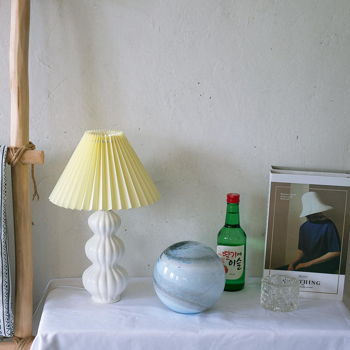 Hart Lampe de Table Vintage en Tissu
